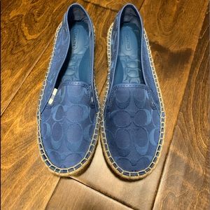 Coach espadrille shoes! Size 8.5!
